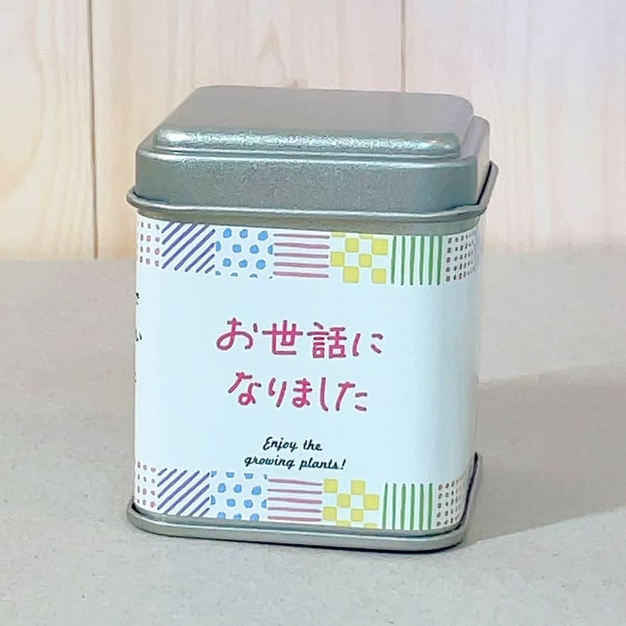 プチギフトパームガーデン ラッピング付き 【メッセージ】お世話になりました【種子】ミニトマト