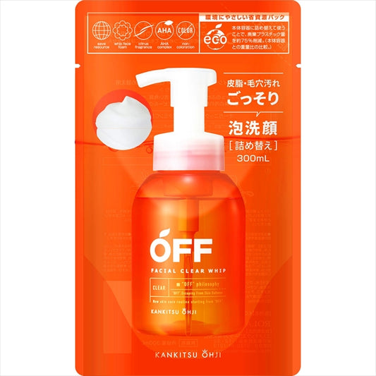 柑橘王子　フェイシャルクリアホイップＳＰ　レフィル 容量300ML コスメテックスローランド 洗顔