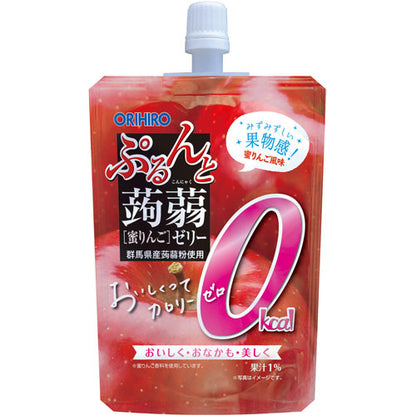 ぷるんと蒟蒻ゼリースタンディング　カロリーゼロ　蜜りんご ORIHIRO