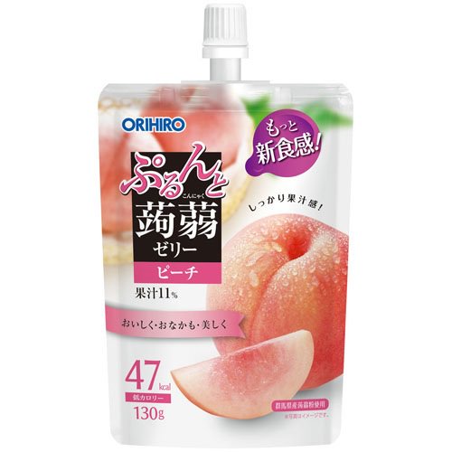 ぷるんと蒟蒻ゼリースタンディング　ピーチ ORIHIRO