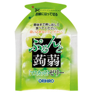 ぷるんと蒟蒻ゼリーパウチ マスカット＋オレンジ ORIHIRO