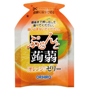 ぷるんと蒟蒻ゼリーパウチ マスカット＋オレンジ ORIHIRO