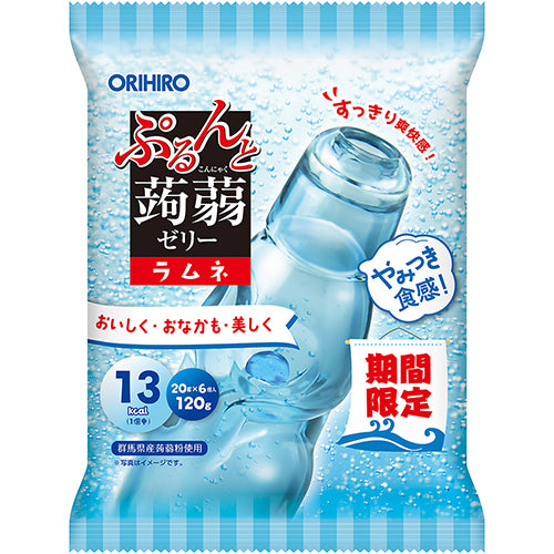 ぷるんと蒟蒻ゼリーパウチ　ラムネ ORIHIRO