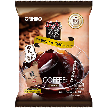 ぷるんと蒟蒻ゼリープレミアムカフェ　コーヒー味 ORIHIRO