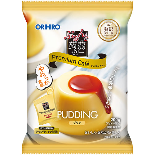 ぷるんと蒟蒻ゼリープレミアムカフェ　プリン ORIHIRO