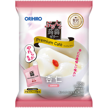 ぷるんと蒟蒻ゼリープレミアムカフェ　杏仁味 ORIHIRO
