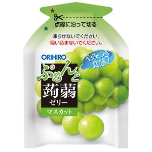 ぷるんと蒟蒻ゼリー新パウチ　マスカット ORIHIRO