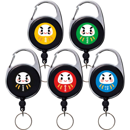 だるまリールキーホルダー1P 色／指定不可 101-085 【単品】