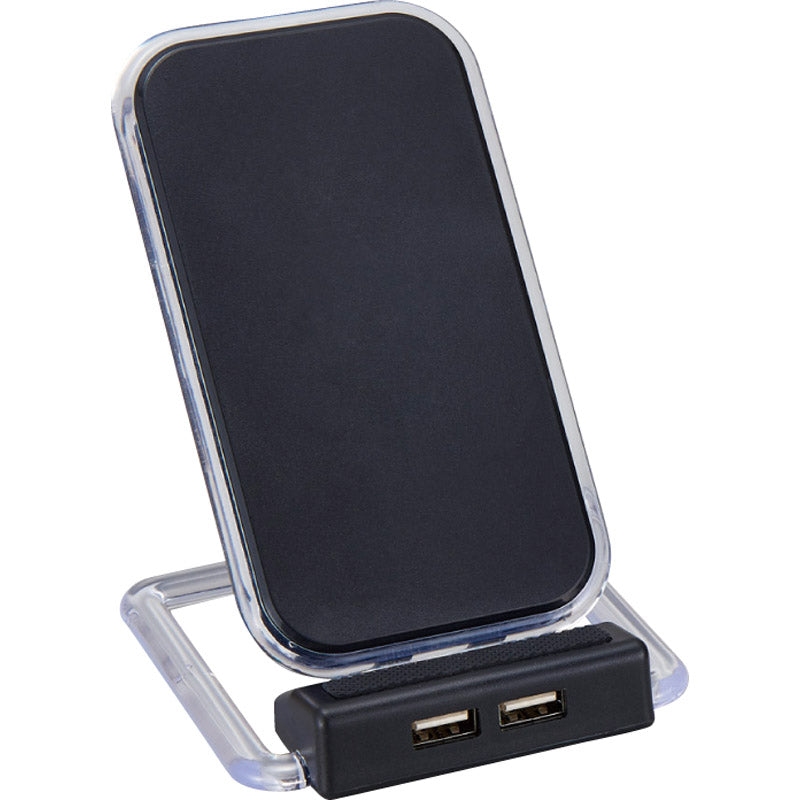 2USBポート付ワイヤレス充電器 アスタブ 6169-23 【単品】