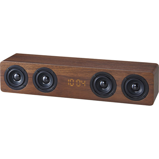 4連ワイヤレススピーカー付クロック 6196 【単品】