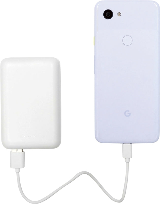 HIDISC Type－C入出力対応モバイルバッテリー10000mAh ホワイト HD3-MBTC10000WH 【単品】