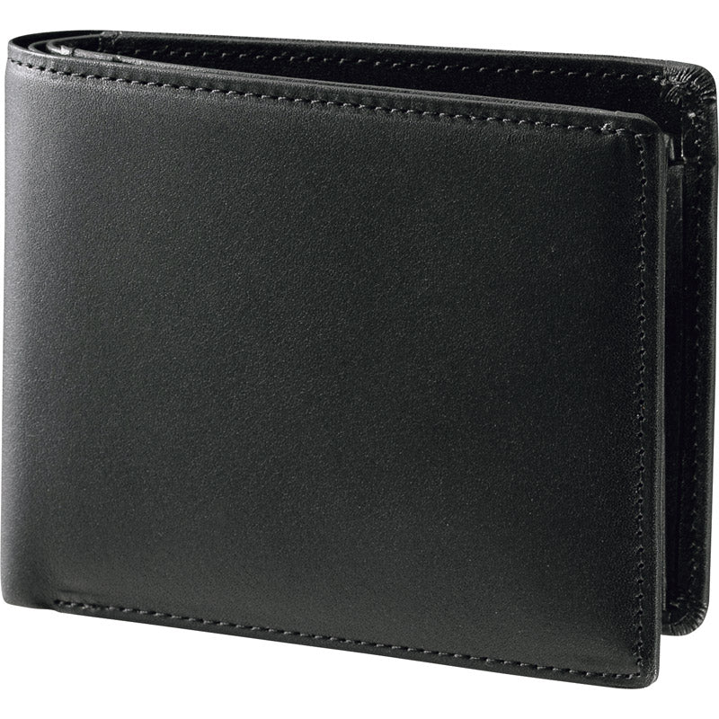 MADE IN JAPAN 片マチ付札入 ブラック 4OO3355BK1 【単品】
