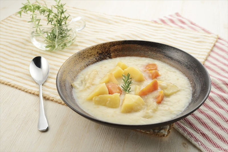 UAA食品美味しい防災食 アレルゲン28品目不使用ホワイトシチュー 250g 36食 【単品】