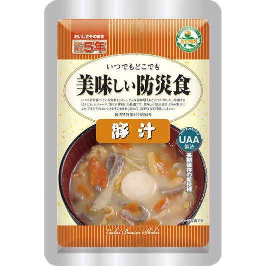 UAA食品美味しい防災食 豚汁 180g 50食 【単品】
