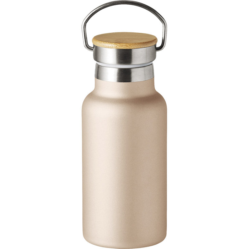ウッドキャップ・ステンレスボトル 350mL シャンパンゴールド 0062-02 【単品】