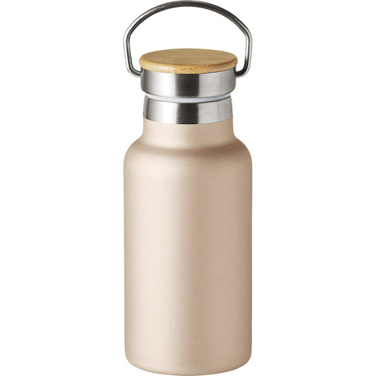 ウッドキャップ・ステンレスボトル 350mL シャンパンゴールド 0062-02 【単品】
