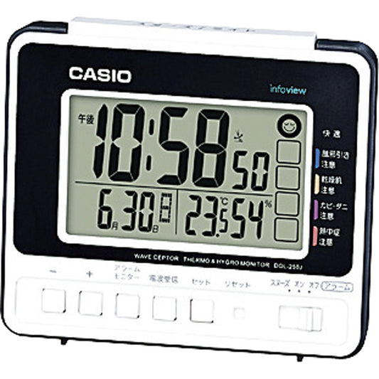 カシオ ウエーブセプター 生活環境お知らせクロック DQL-250J-7JF 【単品】