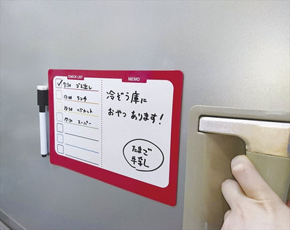 カラフルマグネットボード（ペン付） 色／指定不可 M3302 【単品】