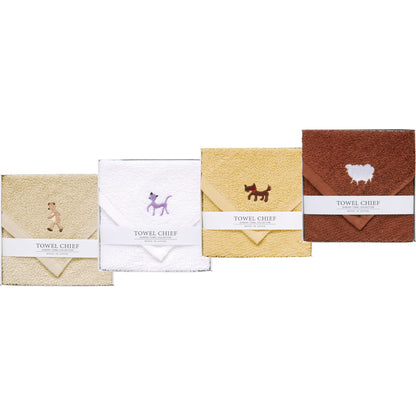 かわいい国産大判タオルハンカチ1P（アニマルズ） 色／指定不可 TQS0502401 【単品】