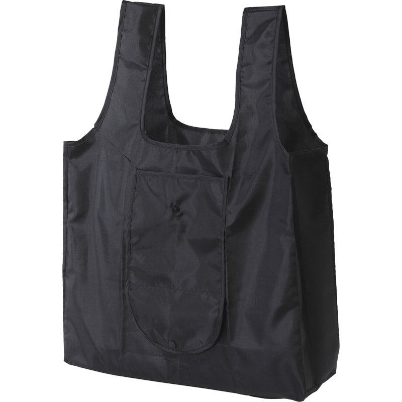かんたんたためるエコバッグ ブラック 7343 【単品】