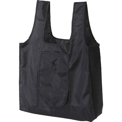 かんたんたためるエコバッグ ブラック 7343 【単品】
