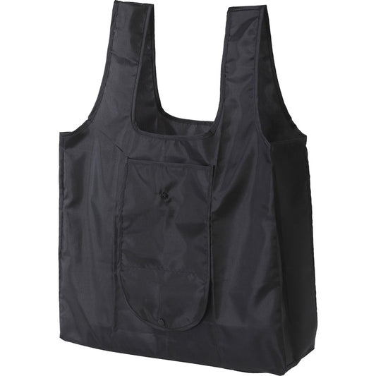 かんたんたためるエコバッグ ブラック 7343 【単品】