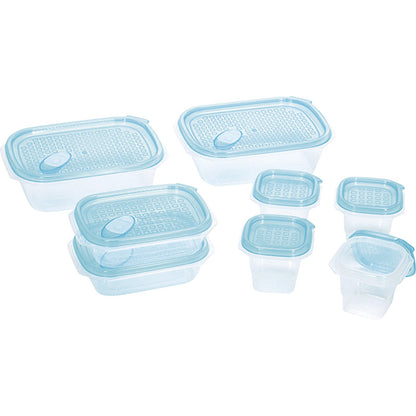 クリアブルーコンテナ ワンタッチ 8PCS CB-8PC 【単品】