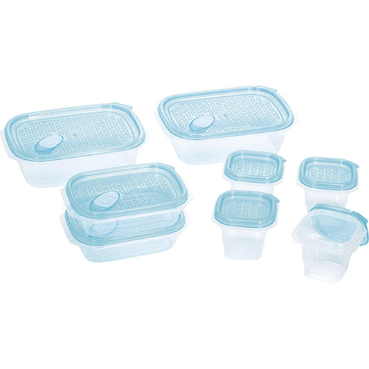 クリアブルーコンテナ ワンタッチ 8PCS CB-8PC 【単品】