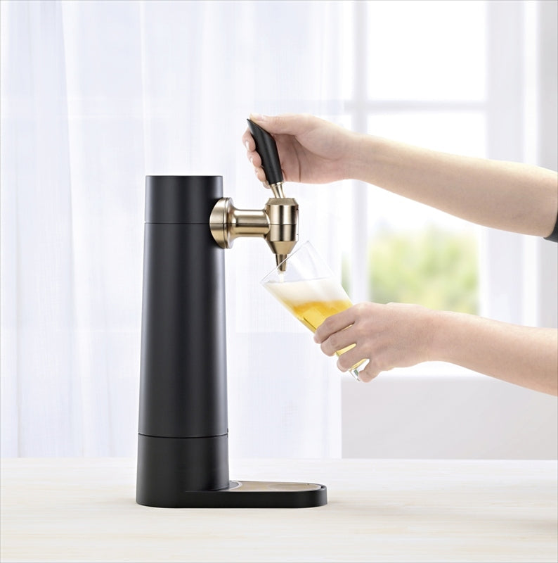 グリーンハウス スタンド型ビールサーバー GH-BEERST-BK 【単品】