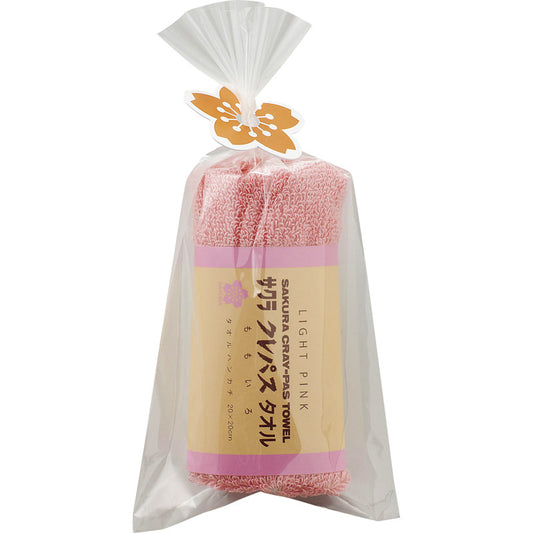 クレパスタオル タオルハンカチ1P ピンク CR23050PI 【単品】