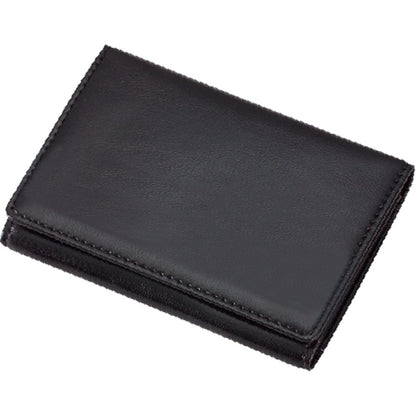 グロワール メモホルダー付名刺入れ 合皮製 ブラック GLN1054B 【単品】