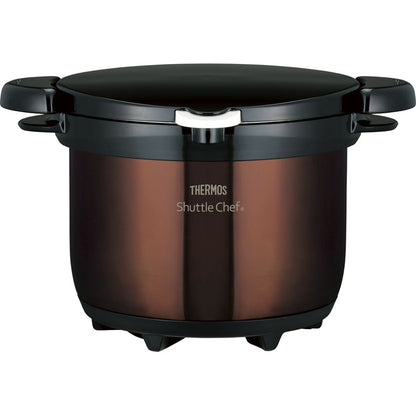 サーモス 真空保温調理器シャトルシェフ クリアブラウン KBG-3000 CBW 【単品】