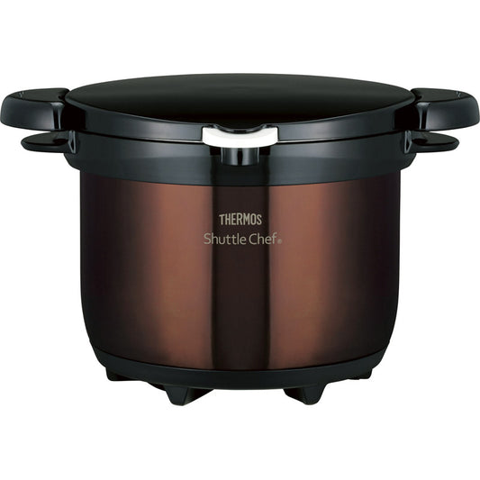 サーモス 真空保温調理器シャトルシェフ クリアブラウン KBG-3000 CBW 【単品】
