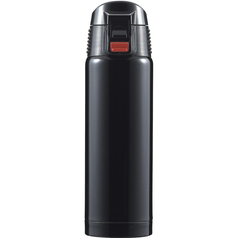 ジール 真空二重断熱構造ワンタッチ式マグボトル500mL ブラック F-2443 【単品】