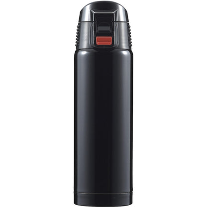 ジール 真空二重断熱構造ワンタッチ式マグボトル500mL ブラック F-2443 【単品】