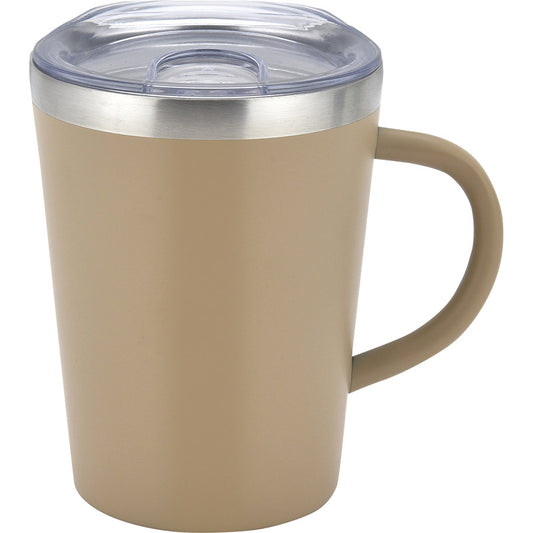 スムゥー 蓋付きマグカップ 350mL ブラウン LB-6814 【単品】
