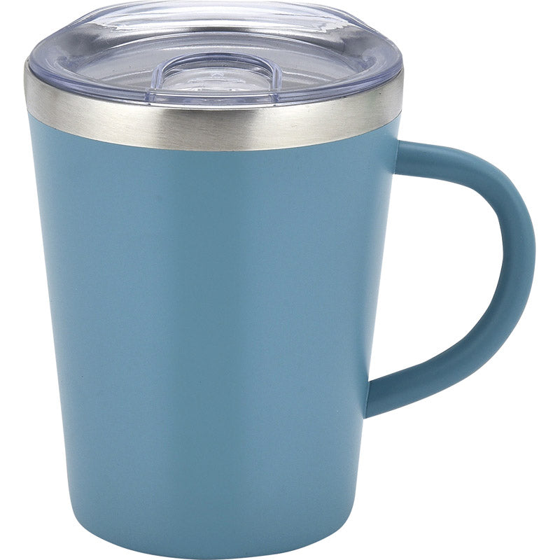 スムゥー 蓋付きマグカップ 350mL ブルー LB-6791 【単品】