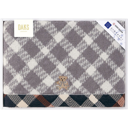 ダックス ブラックハウスチェックベア バスタオル1P 55-3079300 【単品】