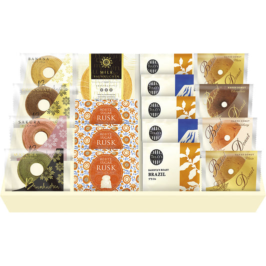 タリーズコーヒー＆彩りミニバウムと洋菓子セット HRTY-40 【単品】