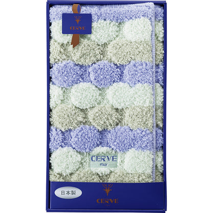 チェルベ ドット バスマット ブルー 90921 【単品】
