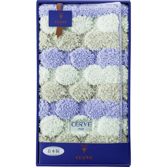 チェルベ ドット バスマット ブルー 90921 【単品】