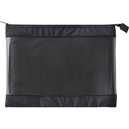 テントクロスクリアポーチA5 ブラック 0072-01 【単品】