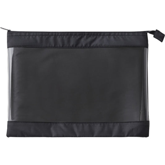 テントクロスクリアポーチA5 ブラック 0072-01 【単品】