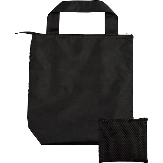 テントクロス折りたたみ保冷温トート ブラック 0024-01 【単品】