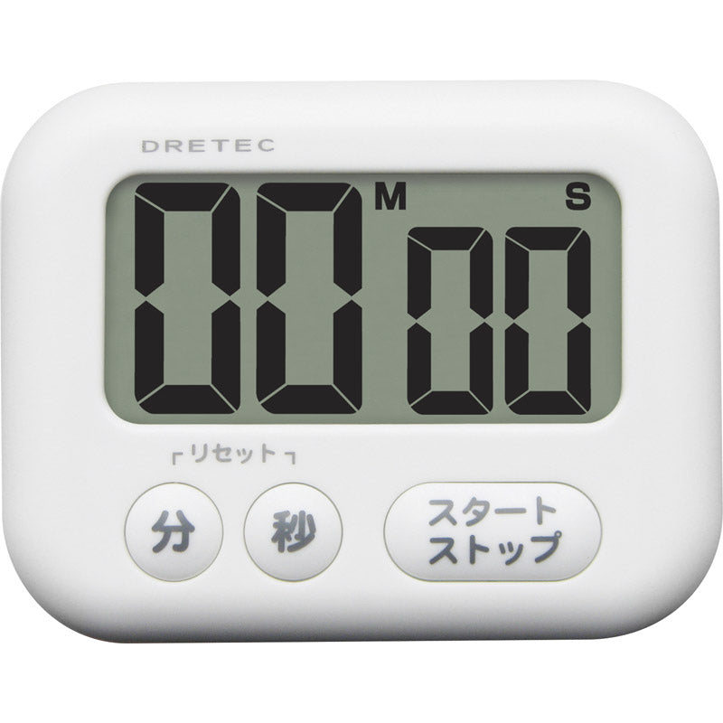 ドリテック 大画面タイマー「シャボン」 T-614WT 【単品】