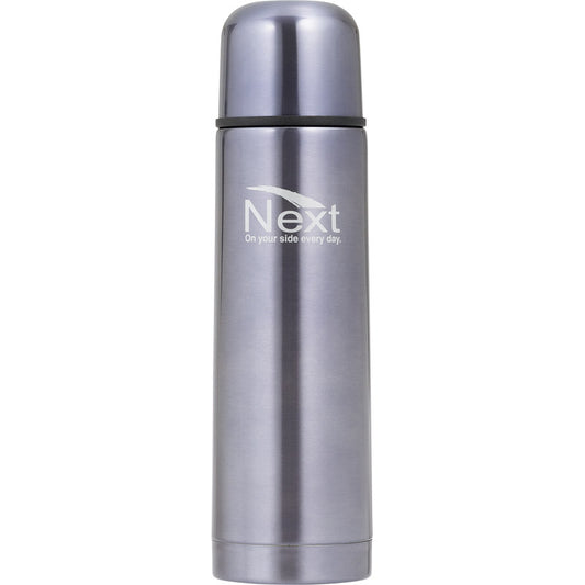 ネクスト 真空二重断熱構造ステンレスボトル500mL ブラック F-2602 【単品】
