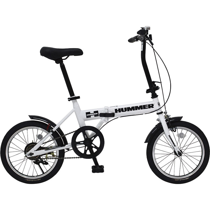 ハマー ノーパンク16インチ折畳自転車WH MG-HM16N-WH 【単品】