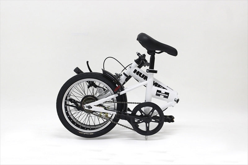 ハマー ノーパンク16インチ折畳自転車WH MG-HM16N-WH 【単品】