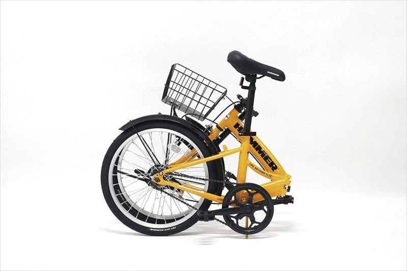 ハマー ノーパンク20インチ折畳自転車YE MG-HM20N-YE 【単品】