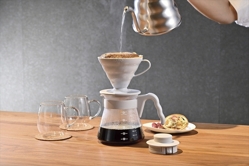 ハリオ V60コーヒーサーバー02セット ペールグレー VCSD-02-PGR 【単品】
